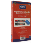 KRAF BEYAZ TAHTA KALEMİ & SİLGİ SET 778G 8 Lİ ( 7+1 Silgi) - Görsel 2