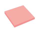 KRAF YAPIŞKANLI NOT KAĞIDI 76x76   50 YP ŞEFFAF PEMBE 7676TR - Görsel 2