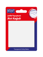 KRAF YAPIŞKANLI NOT KAĞIDI 76x76   50 YP ŞEFFAF 7676TR