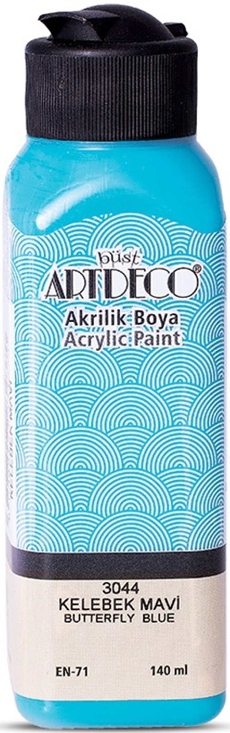 105259 ARTDECO AKRİLİK BOYA 140 ML KELEB.MAVİ Y-070R-3044 - Görsel 1