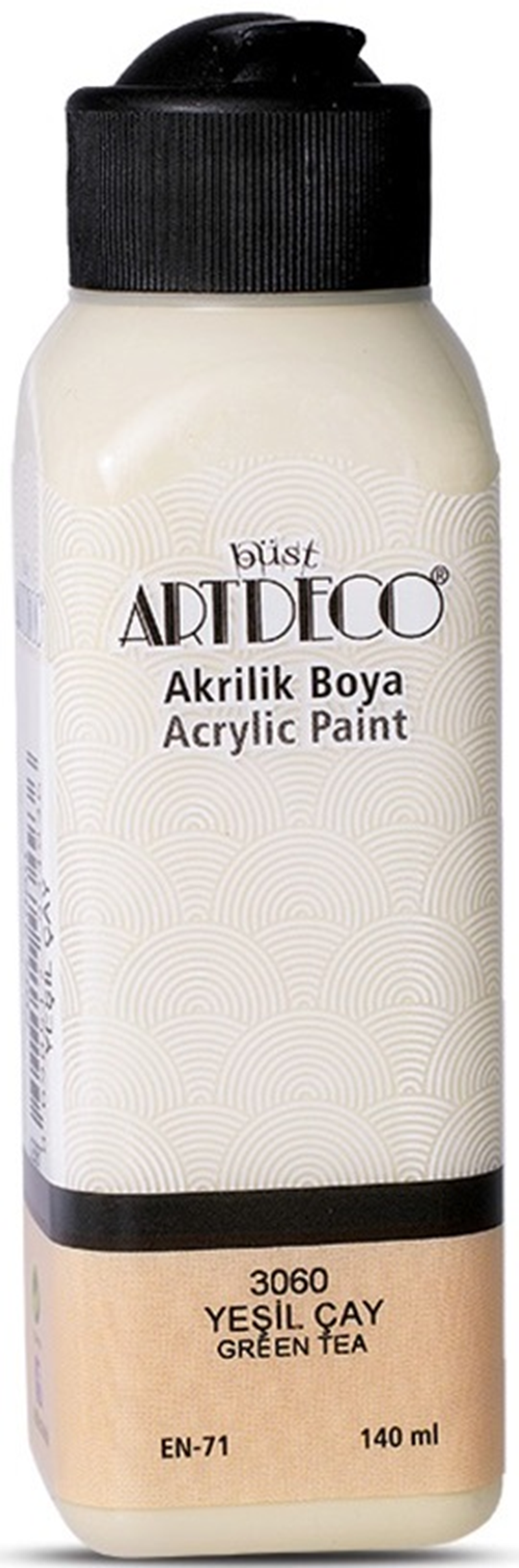 106676 ARTDECO AKRİLİK BOYA 140 ML YEŞİL ÇAY Y-070R-3060 - Görsel 1