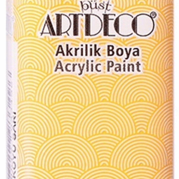 ARTDECO AKRİLİK BOYA 140 ML KOYU SARI Y-070R-3602