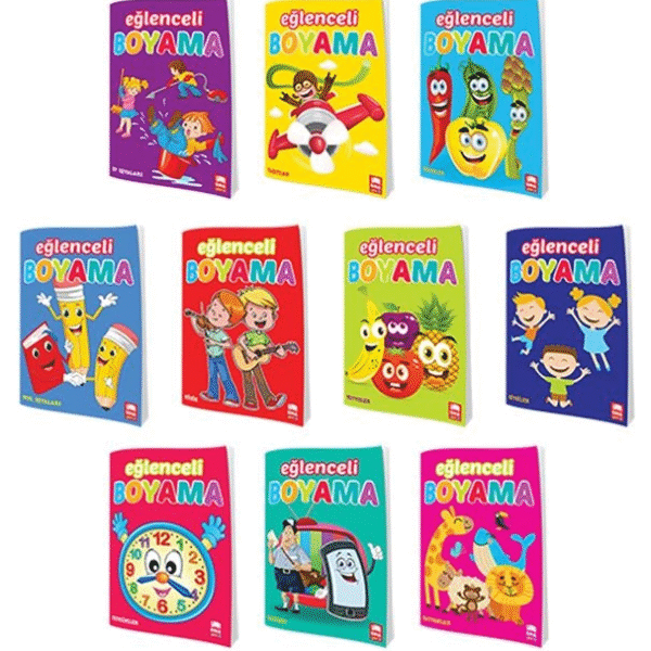 EMA ÇOCUK - EĞLENCELİ BOYAMA (10 ÇEŞİT)