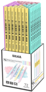 SİLKA KURŞUN KALEM OCEAN ÜÇGEN PASTEL 72 Lİ ART.38