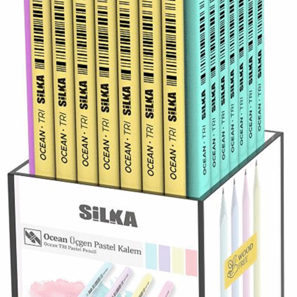 SİLKA KURŞUN KALEM OCEAN ÜÇGEN PASTEL 72 Lİ ART.38