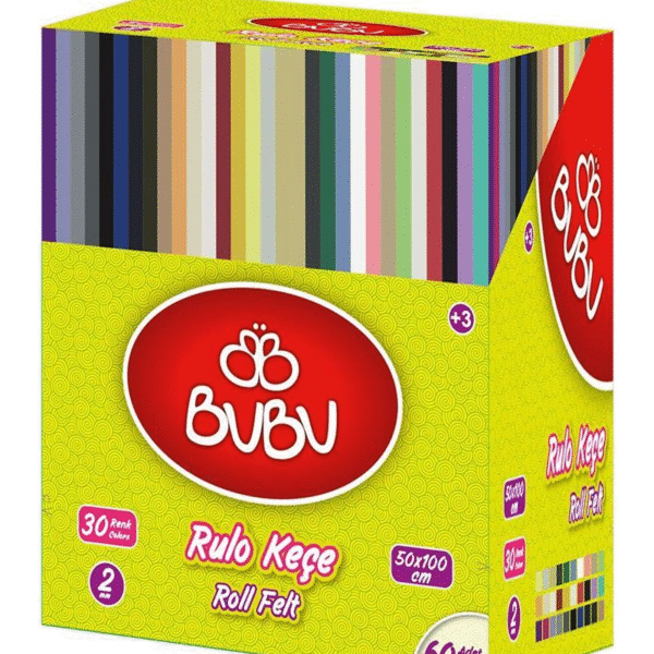 BU-BU KEÇE STANDI RULO 30 RENK 60 LI BUBU-KES001