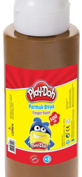 PLAY-DOH PARMAK BOYASI 500 ML. KAHVERENGİ PR033