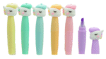 UNICK COLOR FOSFORLU KALEM UNICORN 6 LI SET 36 LI 6808 - Görsel 3