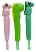 UNICK COLOR TÜKENMEZ KALEM PUFFY DİNAZOR 7004 - Görsel 2