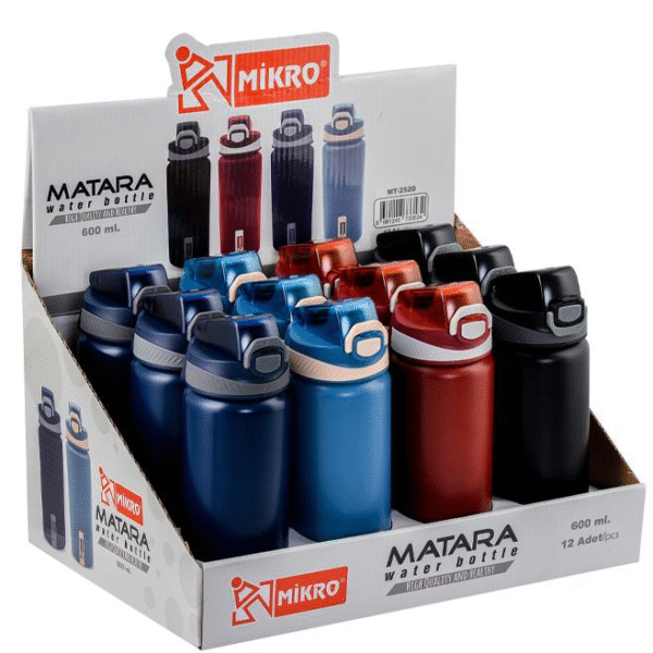 MİKRO MATARA ALİMİNYUM 600 ML MT2520