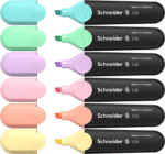SCHNEIDER FOSFORLU KALEM 150 JOB PASTEL SET 6 LI KARTON KUTU SCB394