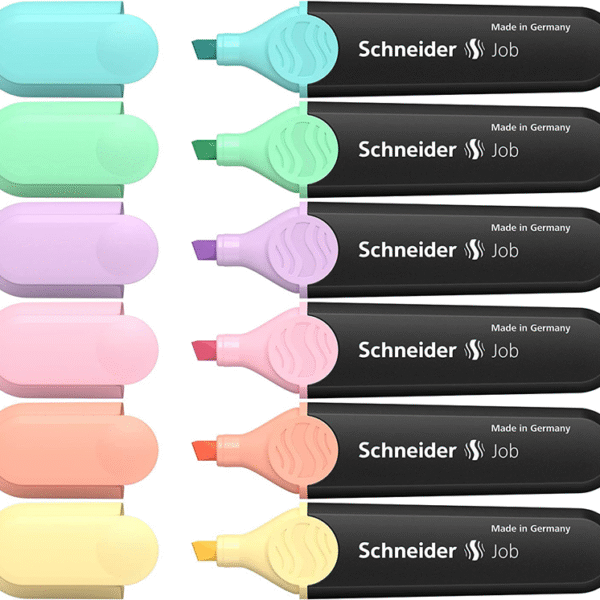 SCHNEIDER FOSFORLU KALEM 150 JOB PASTEL SET 6 LI KARTON KUTU SCB394