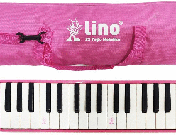 LİNO MELODİKA 32 TUŞLU BEZ ÇANTA PEMBE LN-32-PS