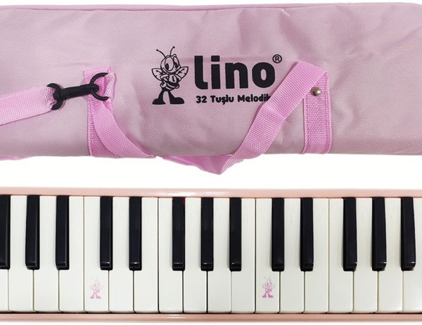 LİNO MELODİKA 32 TUŞLU BEZ ÇANTA PASTEL PEMBE LN-32-PPES