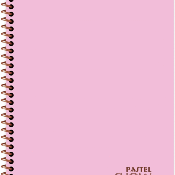 KESKİN DEFTER PASTEL SHOW A4 SPİRALLİ PP KAPAK 72 YP ÇİZGLİ 324411-99