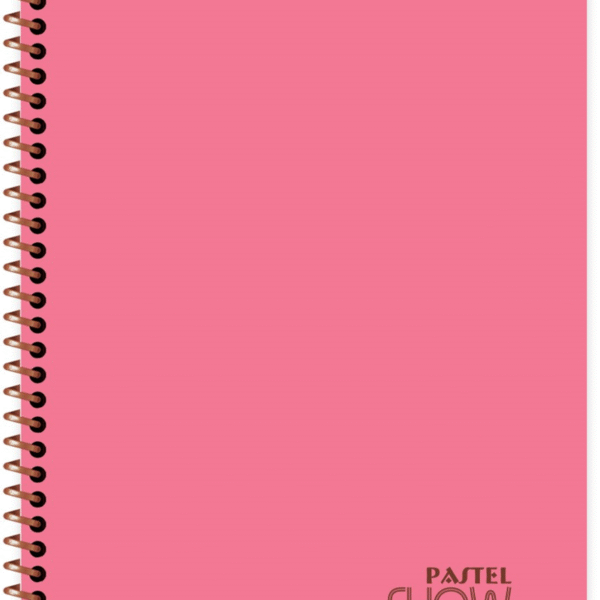 KESKİN DEFTER PASTEL SHOW A4 SPİRALLİ PP KAPAK 72 YP KARELİ 324412-99