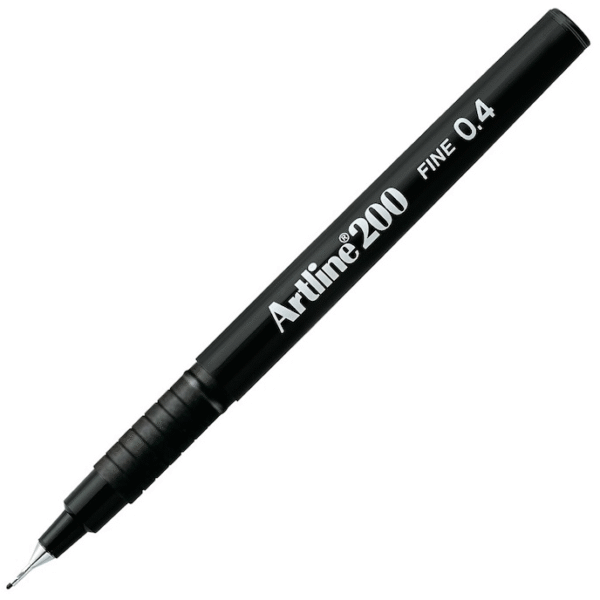 ARTLINE FINELINER KALEM FINE 200N 0.4 SİYAH A-EK-200N BLACK
