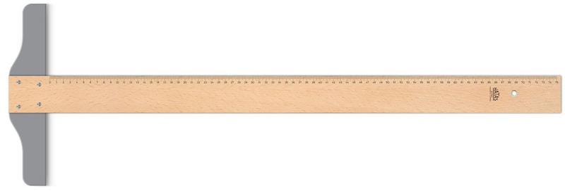 134654 HATAS T CETVELİ TAHTA TEKNİKER 75 CM 01010 - Görsel 1