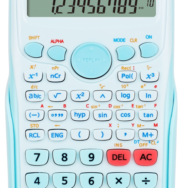 KRAF HESAP MAKİNESİ BİLİMSEL FONKSİYONLU HM-300 BL MAVİ