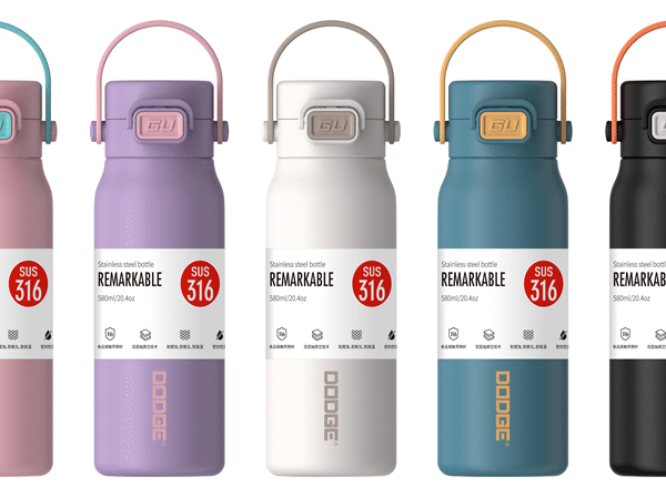 DODGE MATARA ÇELİK TERMOS  580 ML MADERTN (5 ASS.) DDG-DB-23659