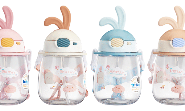 SHOTAY MATARA TRITAN  600 ML RABBIT (4 ASS.) SHT-ST-7008