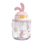 SHOTAY MATARA TRITAN  600 ML RABBIT (4 ASS.) SHT-ST-7008 - Görsel 5