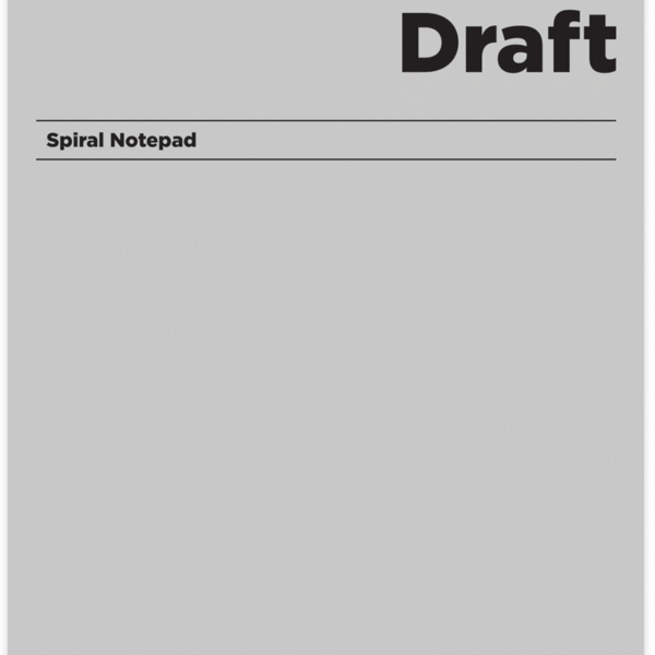 KESKİN BLOKNOT DRAFT A4 KARTON KAPAK HAFİF KAĞIT 80 YP. ÇİZGİLİ 140531