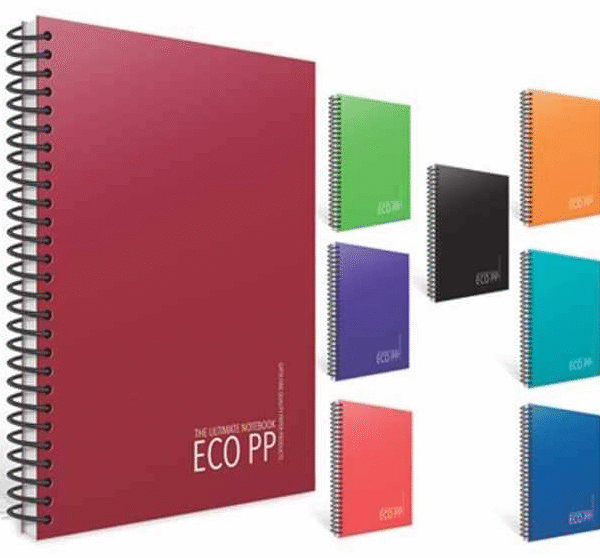 GIPTA DEFTER EKO A5 SPİRALLİ PP KAPAK 80 YP. KARELİ 6396