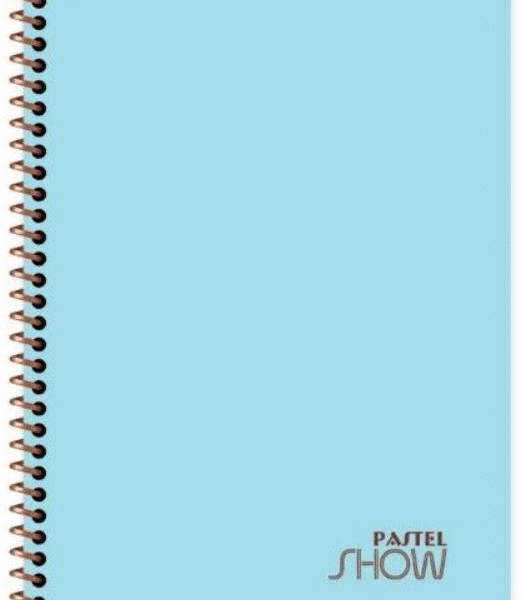 KESKİN DEFTER PASTEL SHOW A6 SPİRALLİ PP KAPAK 80 YP. ÇİZGİLİ 324591
