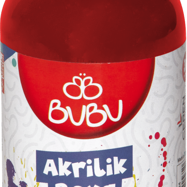 BU-BU AKRİLİK BOYA 250 GR. KIRMIZI BUBU-AKR007