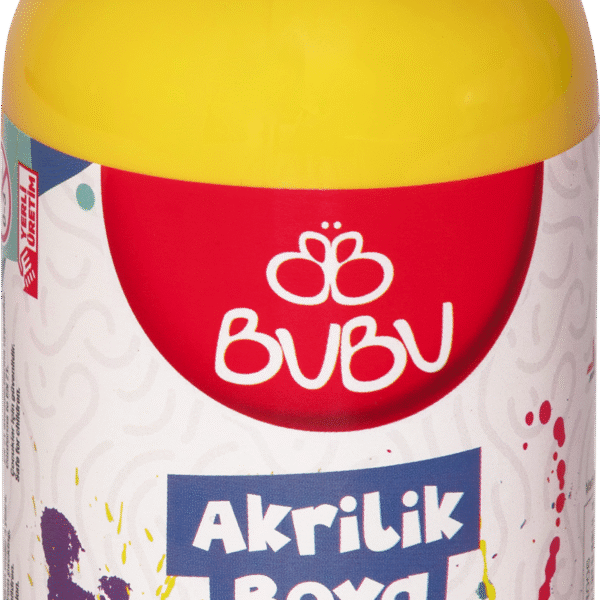 BU-BU AKRİLİK BOYA 250 GR. SARI BUBU-AKR006