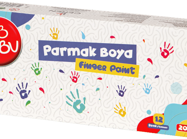 BU-BU PARMAK BOYA 12 RENK BİRLEŞİK POT 20 ML. BUBU-PAR022