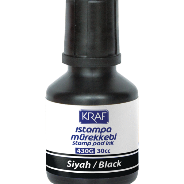 KRAF ISTAMPA MÜREKKEBİ 30cc SİYAH 430G