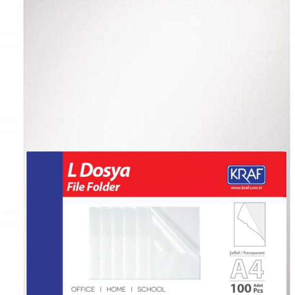 KRAF L POŞET DOSYA A4 100 LÜ 1011