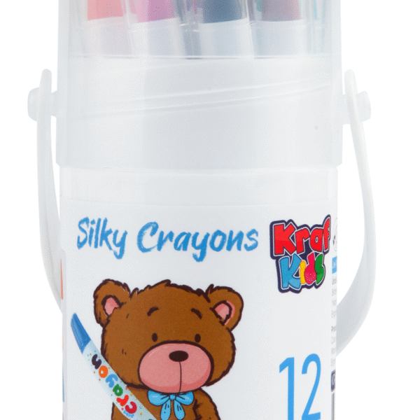 KRAF KIDS PASTEL BOYA SILKY CRAYON 12 LI KK500