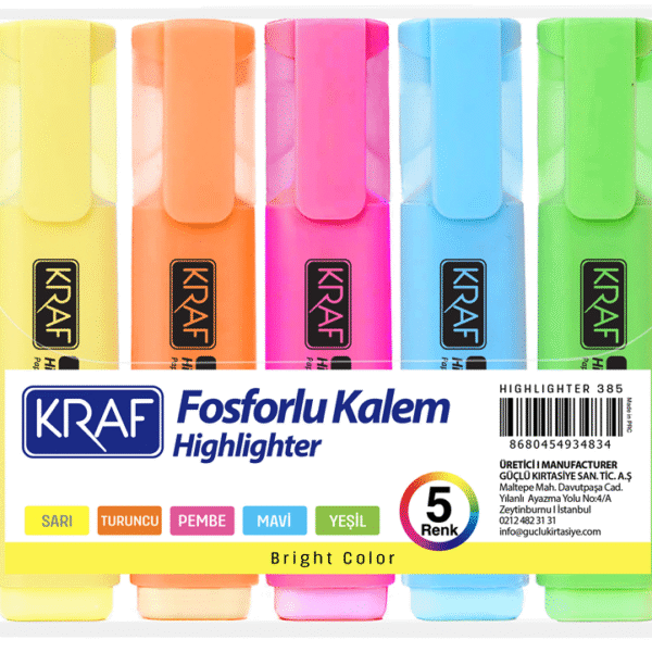 KRAF FOSFORLU KALEM 385-5 5 Lİ