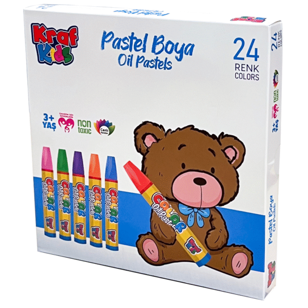 KRAF KIDS PASTEL BOYA 24 LÜ KK520