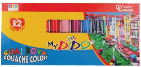 SÜDOR MYDİDO GUAJ BOYA SET 12x9 ML TÜP MY54