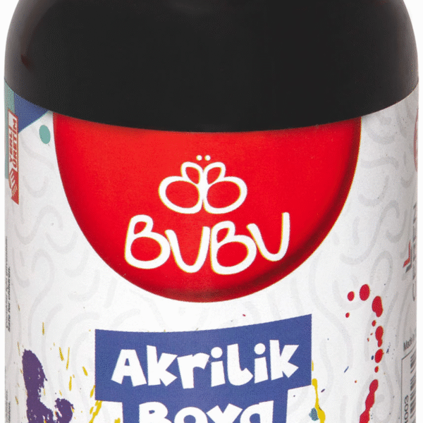 BU-BU AKRİLİK BOYA 500 GR. SİYAH BUBU-AKR020