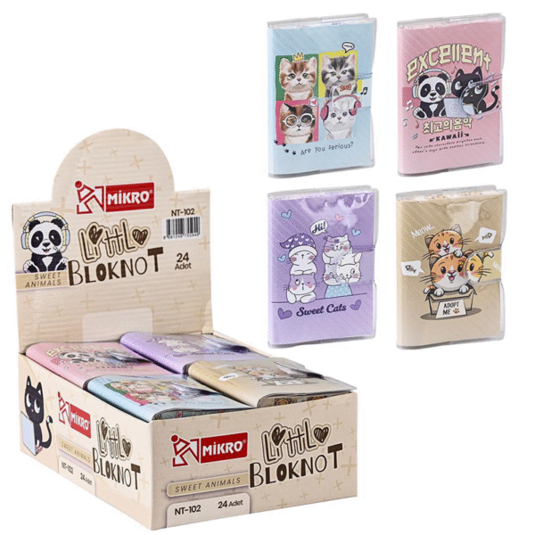 MİKRO NT-102 CUTE CATS NOT DEFTERİ