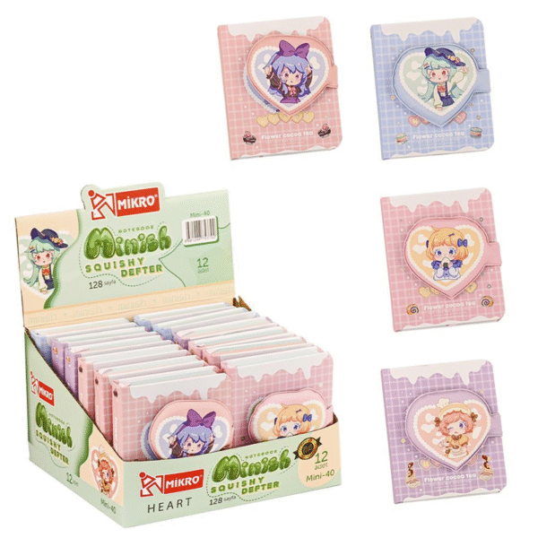 MİKRO NOT DEFTERİ MINISH HEART SQUISHY MİNİ 128 YP. MİNİ-40
