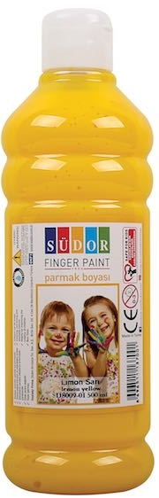 SÜDOR PARMAK BOYASI 500 ML LIMON SARI SD8009-01