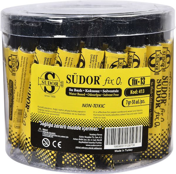 SÜDOR YAPIŞTIRICI FIX SU BAZLI NO: 3   7gr SD413