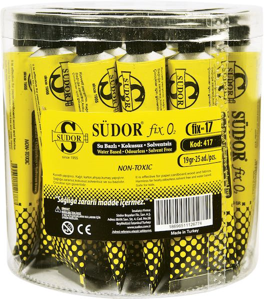 SÜDOR YAPIŞTIRICI FIX SU BAZLI NO: 7 19gr SD417
