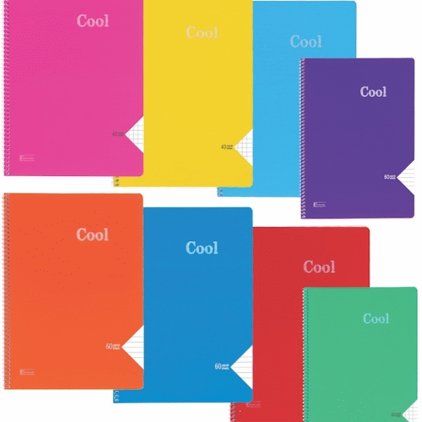 KESKİN DEFTER COOL A5 SPİRALLİ PP KAPAK 96 YP. ÇİZGİLİ 450731-99