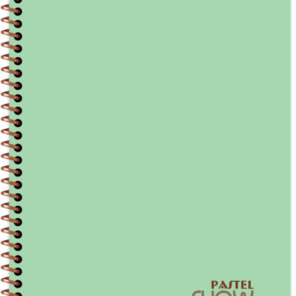 KESKİN DEFTER PASTEL SHOW A4 SPİRALLİ PP KAPAK 200 YP. KARELİ 324472