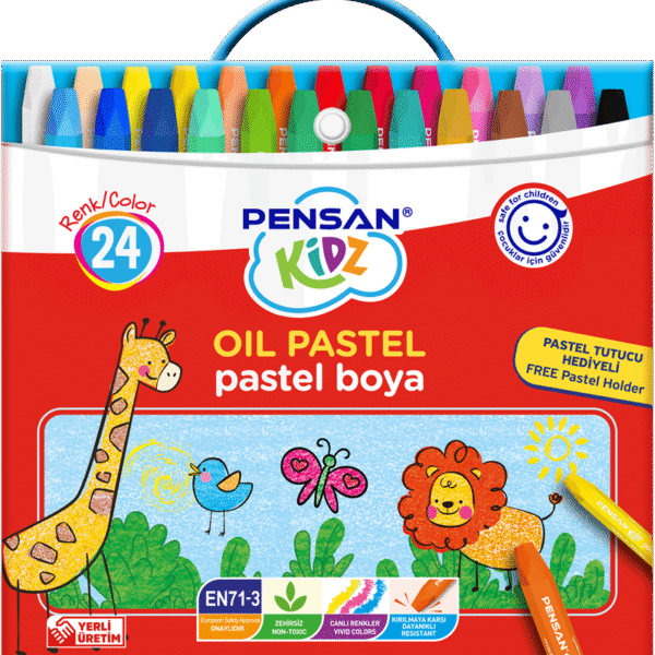 PENSAN KİDZ PASTEL BOYA 98121 ÇANTALI 24 RENK