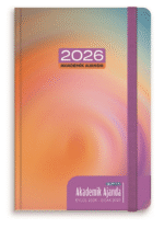 GIPTA AJANDA AKADEMİK HAFTALIK 17x24 SERT KAPAK LASTİKLİ 160-PSK - Görsel 4
