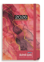 GIPTA AJANDA AKADEMİK HAFTALIK 17x24 SERT KAPAK LASTİKLİ 160-PSK - Görsel 7