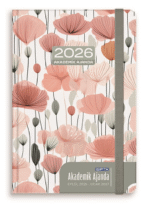 GIPTA AJANDA AKADEMİK HAFTALIK 17x24 SERT KAPAK LASTİKLİ 160-PSK - Görsel 11